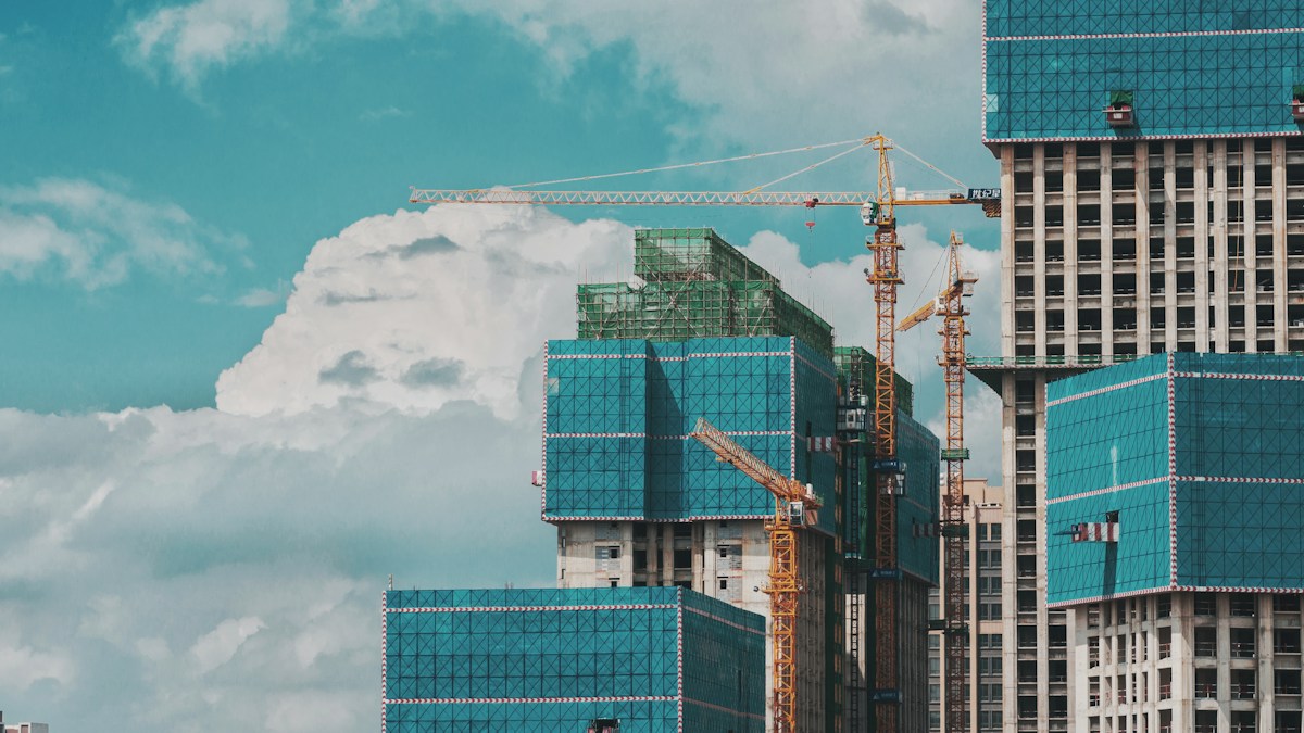Large industrial facility showing scale of construction projects